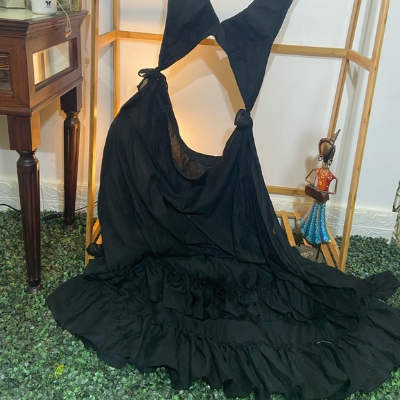 🛍️ Maxi Black Dress. Size- M - Picture 7 of 13